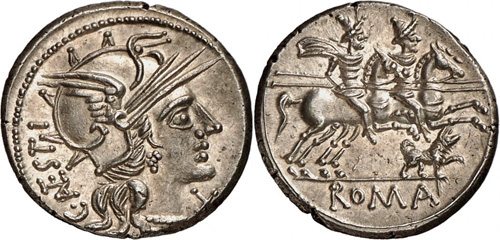 annia roman coin denarius